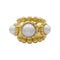 Bague 46 Bague Chanel, Baroque, or jaune, perles. 58 Facettes 32444