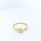Bague Solitaire en or jaune et diamant 58 Facettes 25042