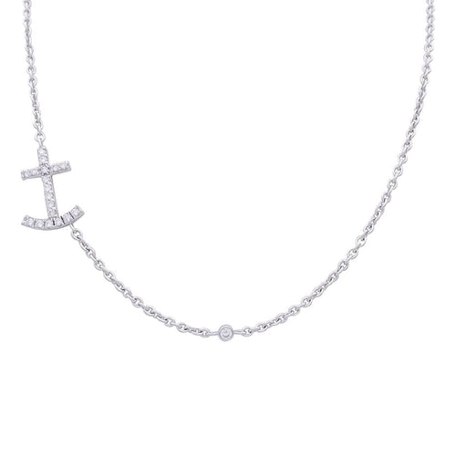 Collier Collier or blanc et diamants. 58 Facettes 33429