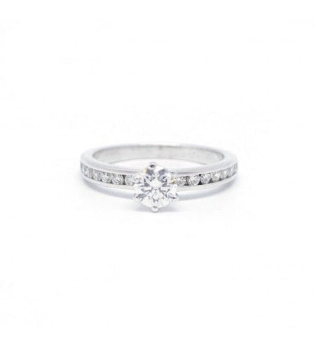Bague 49 Solitaire "Setting" - TIFFANY & CO 58 Facettes 220467R
