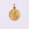 Pendentif Médaille religieuse scapulaire Vierge à l’Enfant vs Jésus or jaune 58 Facettes
