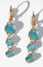 Boucles d'oreilles Boucles d'oreilles Pomellato modèle Capri topaze bleue et turquoise 58 Facettes