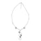 Collier Collier Or Gris, Diamants Blancs et Diamants Noirs 58 Facettes 33700069