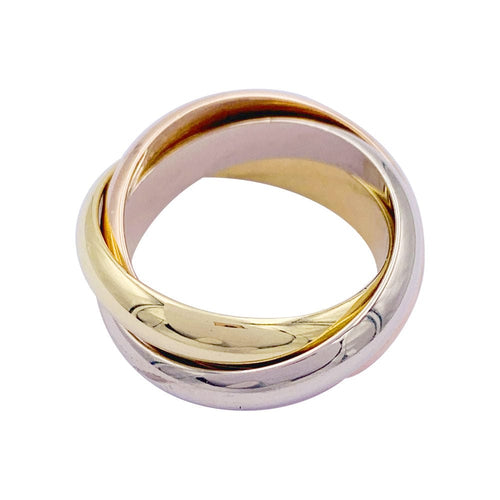 Bague 49 Bague Cartier, Trinity", trois ors. 58 Facettes 32258