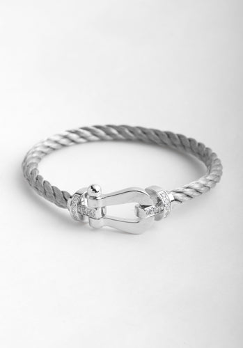 Bracelet Bracelet FRED Force 10 GM Or Blanc 750/1000 58 Facettes 64430-60917