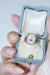 Bague Chevalière Vintage A.AUGIS en or blanc diamant 58 Facettes