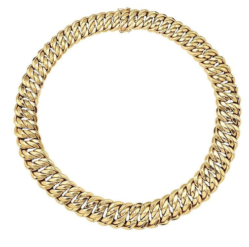 Collier Collier maille américaine or jaune. 58 Facettes 31396