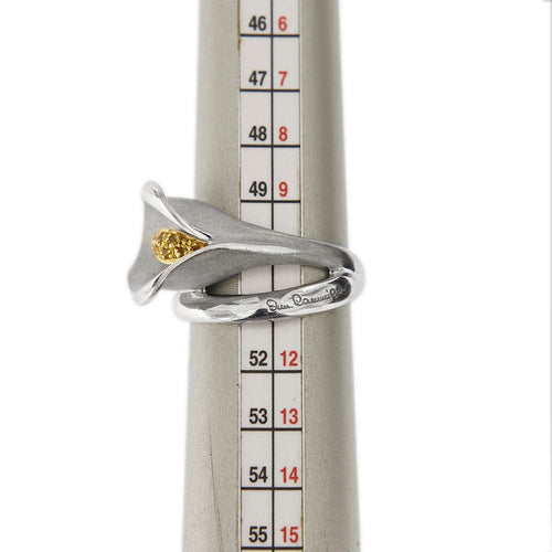 Bague 51 Bague Arum saphirs jaunes 58 Facettes 29248