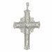 Pendentif Pendentif croix en platine serti de diamants 58 Facettes 22238-0306