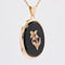 Pendentif Pendentif ancien onyx fleur perles fines et grenat 58 Facettes 14-225