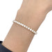 Bracelet Bracelet ligne diamants or jaune. 58 Facettes 33157