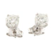 Boucles d'oreilles Boucles d'oreilles or blanc  diamants certifiés IGI de 1,40 ct I / VVS2 58 Facettes G2885