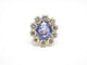 Bague 50 bague marquise taille 48 or jaune 18k sertie saphir 5ct diamants 4ct 58 Facettes 248352