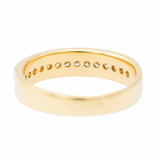 Bague 56 Bague Demi alliance Or jaune Diamant 58 Facettes 2473869CN