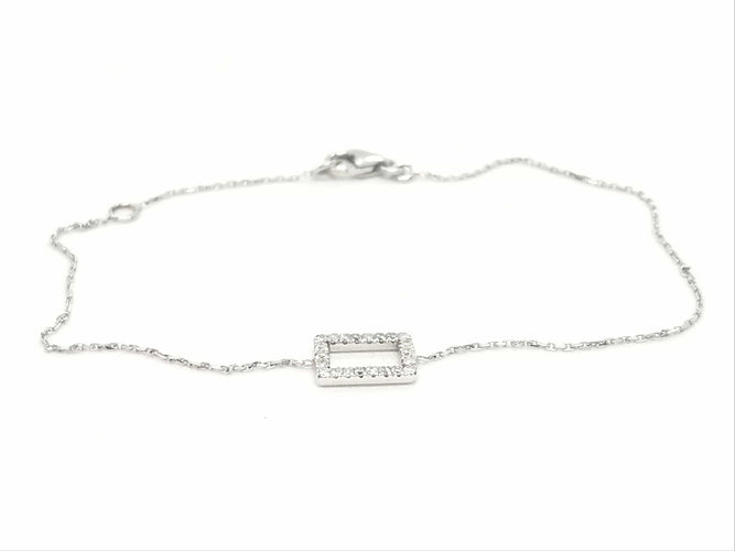 Bracelet Bracelet Or blanc Diamant 58 Facettes 579196RV