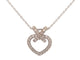 Collier collier CHAUMET pendentif coeur lien 40cm en or blanc 18k diamants 58 Facettes 247053