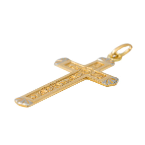 Pendentif Pendentif Croix Or jaune 58 Facettes 2623478CN