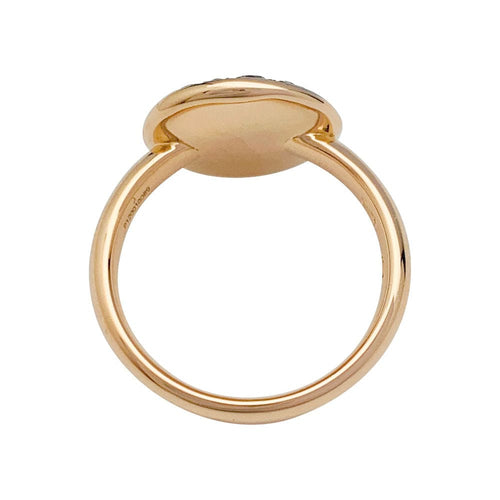 Bague 52 Bague Pomellato, "Sabbia", or rose, diamants bruns. 58 Facettes 31529