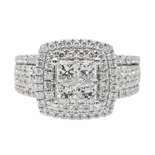 Bague 53 Bague Cocktail Or blanc Diamant 58 Facettes 2708405CN