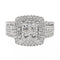 Bague 53 Bague Cocktail Or blanc Diamant 58 Facettes 2708405CN