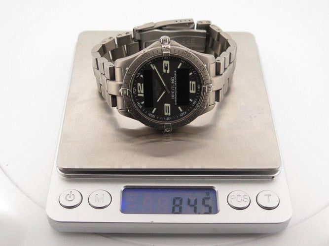 Montre montre BREITLING aerospace e75362 40 mm titane quartz chronographe 58 Facettes 253046