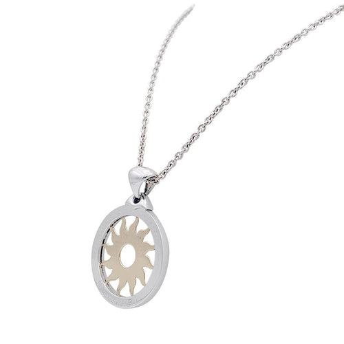 Collier Collier Bulgari, "Tondo Sun", deux ors, acier. 58 Facettes 32797