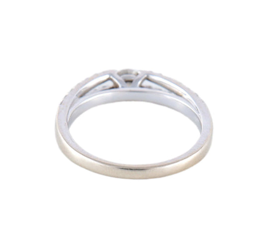 Bague BAGUE OR BLANC & DIAMANTS 58 Facettes BO/220060 NSS-STA