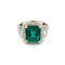 Bague Bague Or Diamants Emeraude 58 Facettes