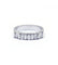 Bague 52 / Blanc/Gris / Or 750 Demi-alliance Or & Diamants 58 Facettes 150132R