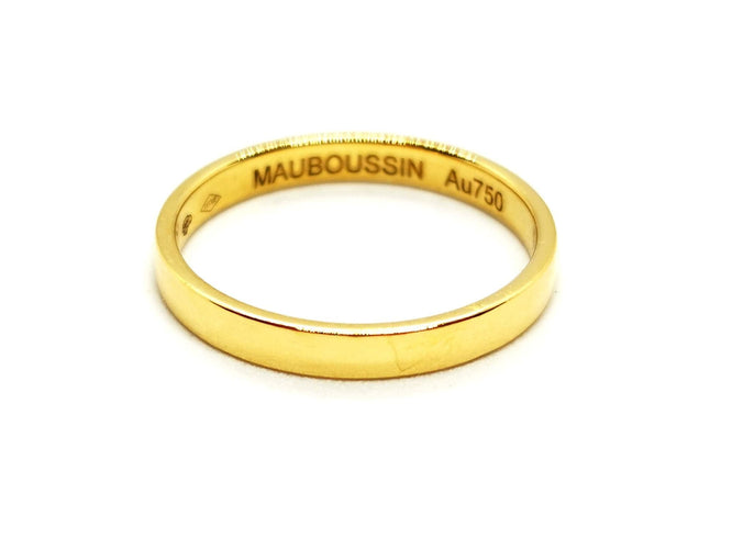Bague 51 Mauboussin Bague Alliance Ruban du bonheur mon amour Or jaune 58 Facettes 1371746CN