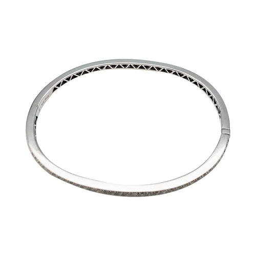 Bracelet Bracelet en or blanc entièrement serti de diamants. 58 Facettes 31043