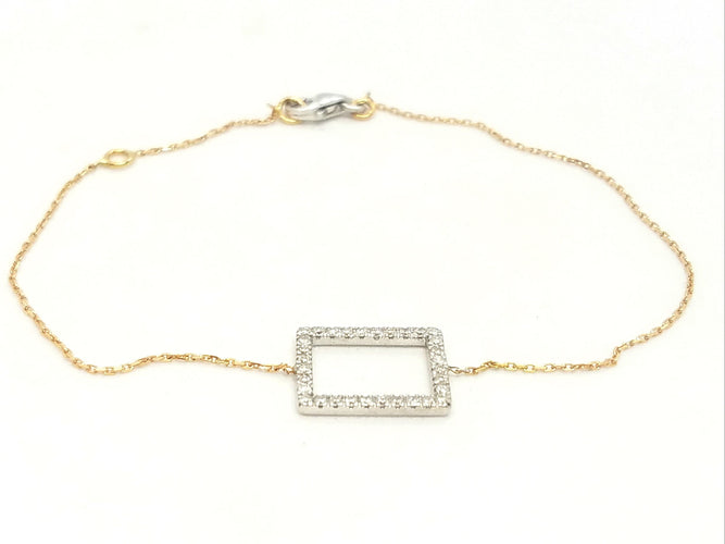 Bracelet Bracelet Graphique Or rose Diamant 58 Facettes 579213RV