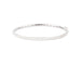 Bracelet Bracelet jonc en or gris serti de 3 lignes de diamant 58 Facettes