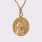 Pendentif Médaille ancienne Vierge en prière et calice 58 Facettes 22-419B
