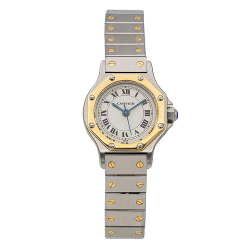 Montre Cartier Montre Santos Acier 58 Facettes 2461190CN