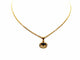 Collier Collier Chaîne + pendentif Or jaune Aigue Marine 58 Facettes 1414831CD
