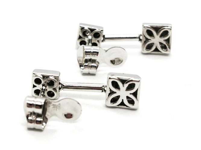 Boucles d'oreilles Boucles d'oreilles Pendantes Or blanc Diamant 58 Facettes 1925954CN