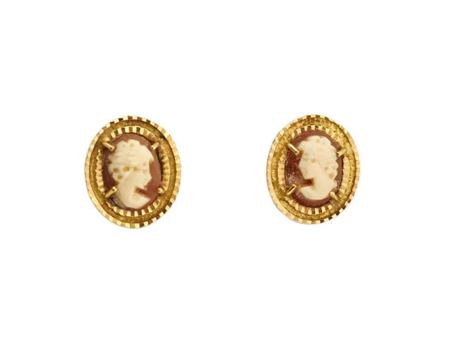 Boucles d'oreilles Boucles d'oreilles Or jaune et Camée 58 Facettes BO/230018