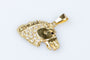 Pendentif Pendentif cheval en or jaune 58 Facettes 111-212757-43