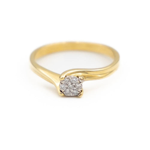 Bague 55 Bague Solitaire Or jaune Diamant 58 Facettes 1782341CN