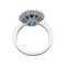 Bague Bague saphir 5,53 carats, entourage diamants. 58 Facettes 31198
