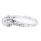 Bague 54 Bague Solitaire Or blanc Diamant 58 Facettes 2264469CN
