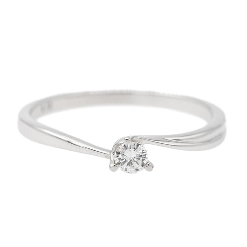 Bague 53 Bague Solitaire Or blanc Diamant 58 Facettes 2682326CD