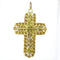 Pendentif Pendentif croix en filigrane d'or 58 Facettes 22298-0347
