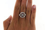 Bague Bague Art Deco, platine, diamants et rubis calibrés 58 Facettes 6268b