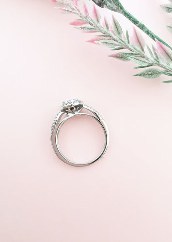 Bague Bague Diamants 0,68 ct Or gris 58 Facettes AA 1592