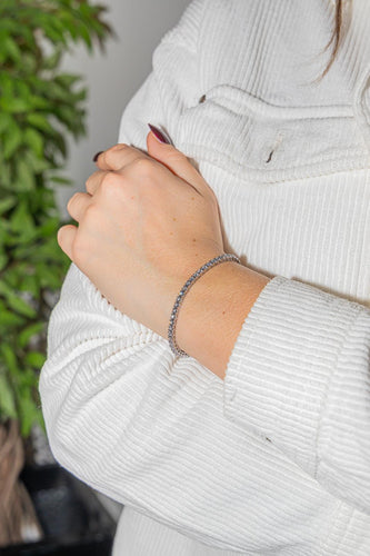 Bracelet Bracelet Tennis Or blanc Diamant 58 Facettes 2830635CN