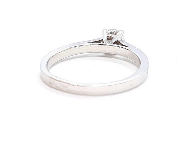 Bague 53 Bague Solitaire Or blanc Diamant 58 Facettes 578713RV