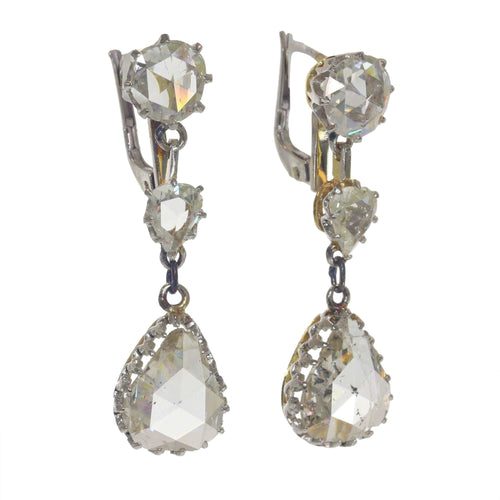 Boucles d'oreilles Pendantes, diamants 58 Facettes 23060-0078