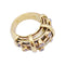 Bague 51 Bague vintage Poiray trois ors et diamants. 58 Facettes 33307